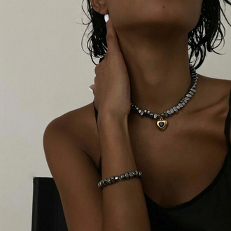Midnight Heart | Hematite