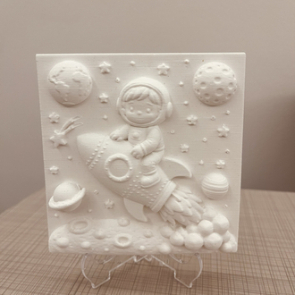 Astronot Tuval Boyama