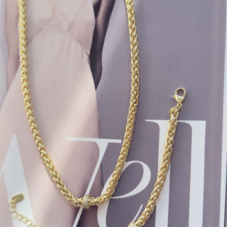 Özel Seri 14k Aris Kolye & Bileklik Set
