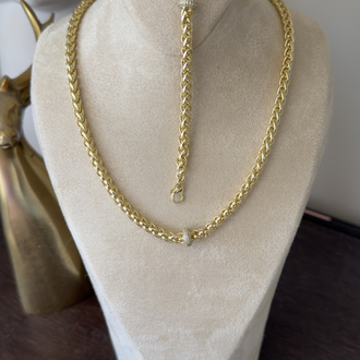 Özel Seri 14k Aris Kolye & Bileklik Set