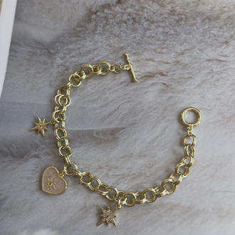 Kuyumcu Model 14k Kuzey Yıldızı Charm Bileklik