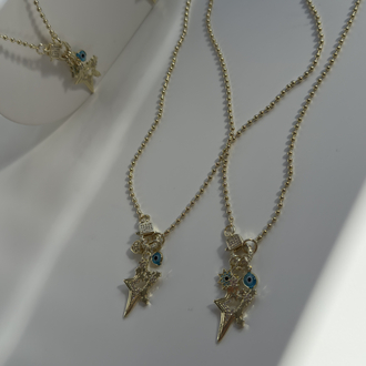 Anita Charm Kolye (Turkuaz yıldız Charm )