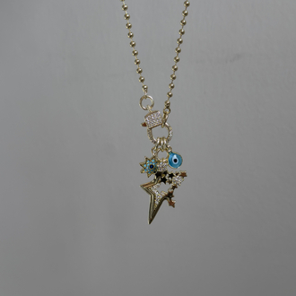 Anita Charm Kolye (Turkuaz yıldız Charm )