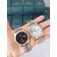 Gri beyaz kadran rolex saat Erkek saati