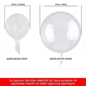 Bobo Balon - 24 inç (5'li Paket)