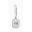 925 gümüş baget küpe silver 