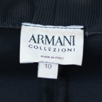 Armani Collezioni Siyah Blazer Ceket – İtalyan Tasarım – Çiçek Yaka Detaylı – 10 Beden