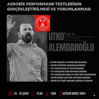 Aerobik (Offline) ve Anaerobik Performans Testleri Eğitim Paketi