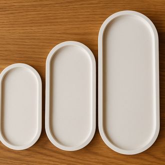 3’lü Oval Tabak Set 