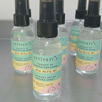 parazit ve haserelere karsı Bitkisel Ortam Koruma Spreyi 100ml