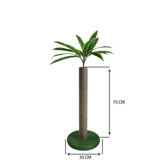 Lime - Petody Doğal Ahşap Kedi Tırmalama Ağacı