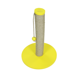 Petody Sunny – 50 cm Renkli Kapaklı Doğal Jüt Kedi Tırmalama Direği