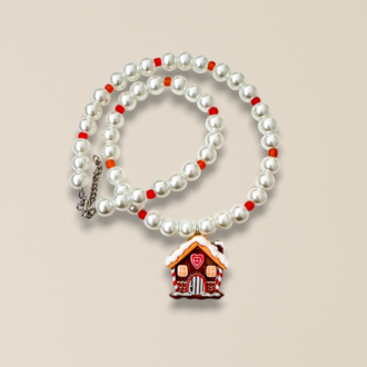 Cam incili Home Charm Kolye 