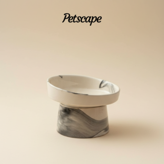 Petscape Eğimli Yüksek Seramik Mama Ve Su Kabı (Karışık renklerde gönderilmektedir)