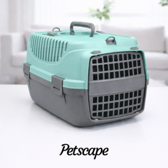 Petscape Kedi Köpek Taşıma Çantası Sert Plastik Havalandırmalı Puset