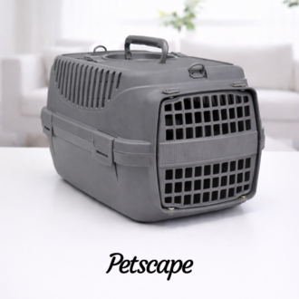 Petscape Kedi Köpek Taşıma Çantası Sert Plastik Havalandırmalı Puset