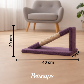Petscape Sisal İpli Eğimli Kedi Tırmalama Tahtası (Karışık renk gönderilmektedir)