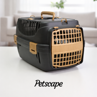 Petscape Kedi Köpek Taşıma Çantası Sert Plastik Havalandırmalı Puset