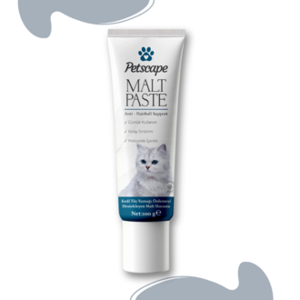 Kedi Malt Macunu Tüy Yumağı Önleyici Sindirim Destekleyici Hairball Control Malt Paste 100g