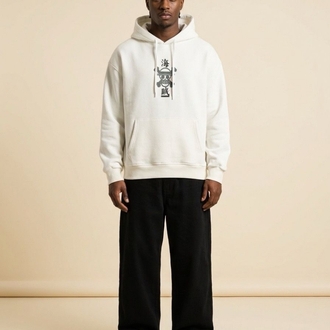 One Piece Luffy Baskılı Oversize Hoodie – Unisex
