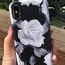 Her Telefon Modeline Kişiye Özel Baskılı Telefon Kılıfı ( Beyaz Gül Baskılı )