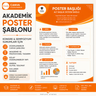 AKADEMİK POSTER ŞABLONU 1 | CANVA