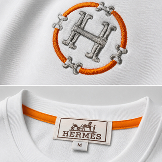 Hermes ince kırışmaz kumaş    T-shirt ( İthal )