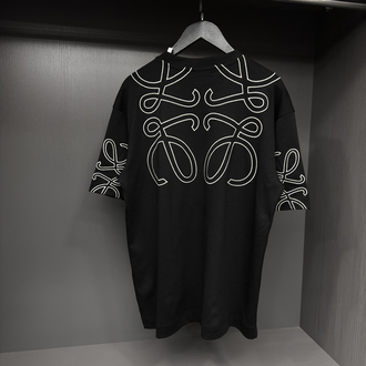 Loewe interlok pamuklu kumaş T-shirt ( -7001 )
