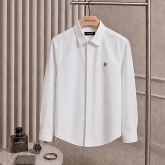 Balmain Oxford pamuk Gömlek