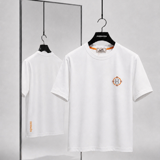 Hermes ince kırışmaz kumaş    T-shirt ( İthal )