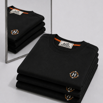 Hermes ince kırışmaz kumaş    T-shirt ( İthal )