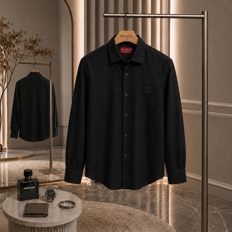 Gucci % 100 Keten Gömlek