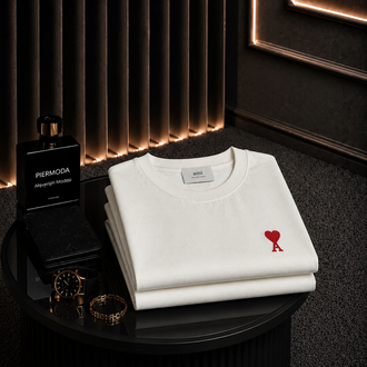 Ami Paris premium T-shirt ( white )