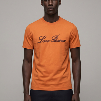Loro Piana interlok pamuklu kumaş T-shirt