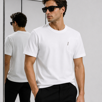 Tomford ince kırışmaz kumaş    T-shirt ( İthal )