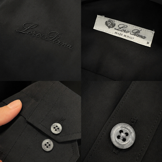 Loro Piana gabardin  pamuk Gömlek 