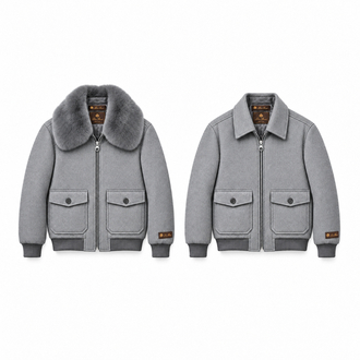 Loro Piana kaşmir / Yün Jacket ( Gri )