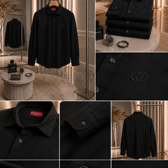 Gucci % 100 Keten Gömlek