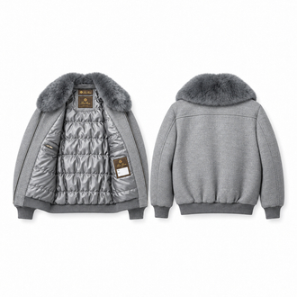 Loro Piana kaşmir / Yün Jacket ( Gri )