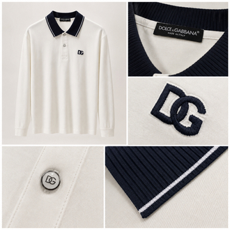 Dolce Gabbana Uzun kol Polo Yaka Sweatshirt ( İthal )