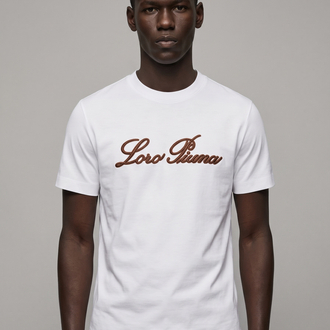 Loro Piana interlok pamuklu kumaş   T-shirt