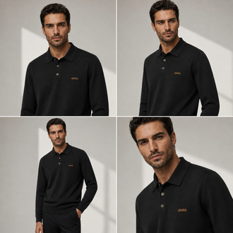 Zegna ince Dokulu Pamuk Polo Yaka Triko
