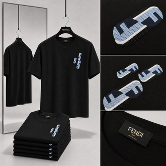 Fendi ince kırışmaz kumaş    T-shirt ( İthal )