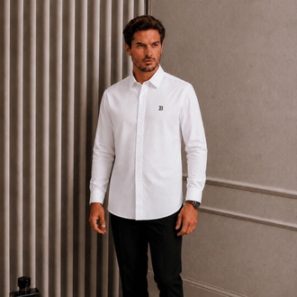 Balmain Oxford pamuk Gömlek