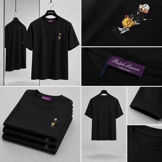 R.L ince kırışmaz kumaş    T-shirt ( İthal )