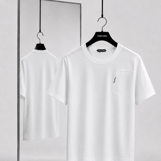 Tomford ince kırışmaz kumaş    T-shirt ( İthal )