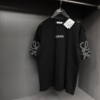 Loewe interlok pamuklu kumaş T-shirt ( -7001 )