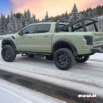 Ford Ranger Uyumlu Lazer Kesim Yan Çelik Basamak Çift Ayaklı
