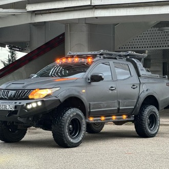 Fiat Fullback Uyumlu Lazer Kesim Çelik Yan Basamak