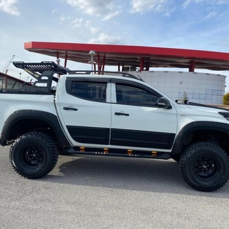 Mitsubişhi L200 Uyumlu Lazer Kesim Çelik Basamak
